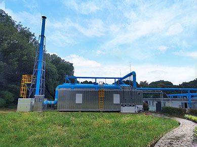 中山市污水处理厂——生物滤池设备装置